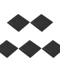 Rectangle Graphite Block Set 50x50x2mm High Purity Graphite Electrode Plates For Melting Metal, Casting And Electrolysis, Pro Grade Ingot Sheets Pack Of 5