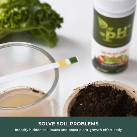 Ultimate Soil pH Tester Strips Kit 3 To 9 Range With 100 Strips for soil test in garden and plant pot