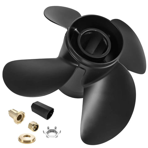 14X21 4-Blade Aluminum Boat Propeller 15 Spline RH For Mercury Outboard 135-300 HP Mercruiser Alpha One OEM 48-8M0084496