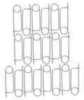 Cool Heavy Duty Stainless Steel Cotter Safety Pin Lot 20pcs For Farm Hitch And Industrial Machinery Lock in a grid pattern.