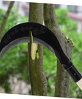 Beefy Hand Scythe With Long Handle For Easy Weeding In The Garden Manganese Steel Blade cutting tree branch