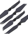 Mavic 2 Low Noise Propellers For Pro And Zoom Drones Replacement Set, black color, quick-release design, two pairs bundle