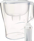 10-Cup Water Filtration Pitcher With Leak-Proof Pour No-Fuss Secure Lid Brita Filter Compatible WQA Certified BPA Free Lead-Free