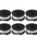 6-pack AF100 String Trimmer Spool Replacement Pro Grade Compatible With Black And Decker GH600 GH900, 30 ft 0.065 inch line