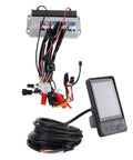 Electric Bike Brushless Motor Controller With TFT LCD Display 60V 500W 28A Metal Housing for quiet responsive performance