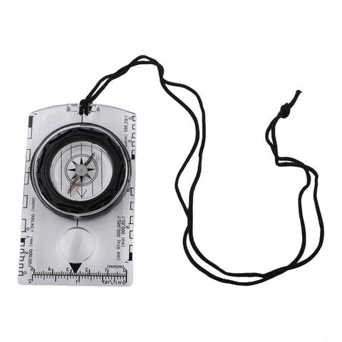 Orienteering Baseplate Compass With 360 Degree Bezel And Magnifier for Hiking Camping Scouting and Survival Navigation Gear with lanyard