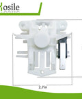 Replacement Dishwasher Door Latch For Samsung Models Upgrade DD81-02132A DD81-01629A, dimensions 2.7in x 2.7in