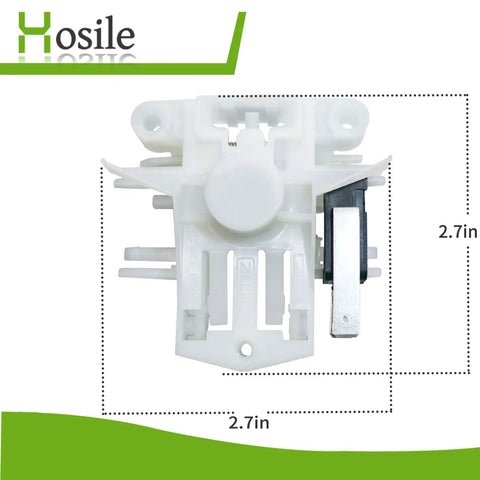 Replacement Dishwasher Door Latch For Samsung Models Upgrade DD81-02132A DD81-01629A, dimensions 2.7in x 2.7in