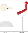 Components of 3 Frame Manual Honey Extractor For Beekeeping Pros Food Grade Stainless Steel Spinner Drum With Hand Crank And Adjustable Height Stands