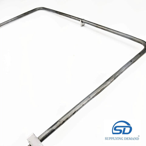 Model Specific Electric Range Bake Element Replacement 240V 3600W 16.5 Inch Long 3.11 Inch Inset metal close-up