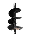 Beefy 18 Inch By 48 Inch Heavy Duty Auger Bit For Skid Steer Post Hole Digger And Mini Excavator with thick spiral flighting