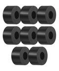 8 Pack Rubber Isolation Washers 1.4 Inch Outer Diameter 0.8 Inch Inner Diameter 0.6 Inch Thick Anti Vibration Pads For Home Auto And Equipment Black Heavy Duty Performance displayed