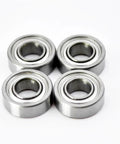 Dope Upgrade Miniature Ball Bearings Kit Sealed Bearings For One Tenth Scale RC Car TT02 TT02D Upgrades And Accessories 16 Pieces Deep Groove Precision Bearings For Smoother Handling And Performance, 4 sealed metal bearings