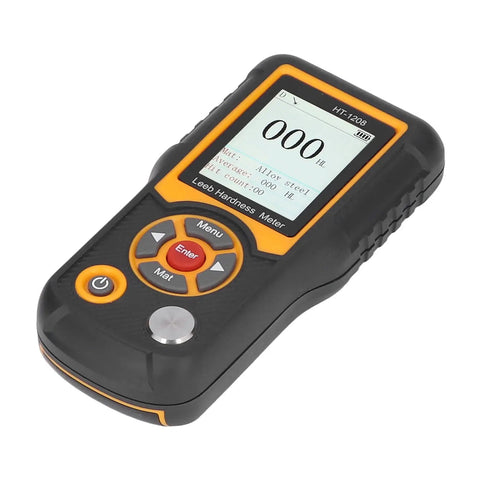 Pro Grade Digital Hardness Tester Kit With Color Screen Durometer for Steel Aluminum Alloy and Copper Metals Seven Scale Readout