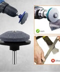 Dull Lawn Mower Blade Sharpener Kit 2024 Upgraded Universal Blade Sharpeners For Lawn Mowers Works With Any Power Drill