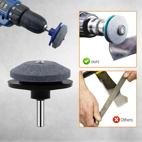 Dull Lawn Mower Blade Sharpener Kit 2024 Upgraded Universal Blade Sharpeners For Lawn Mowers Works With Any Power Drill
