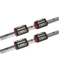 Beefy Linear Guide Rail Set With HGH15CA And HGH20CA Carriages 6 Pieces Lengths From 300 To 1500MM stainless steel rails