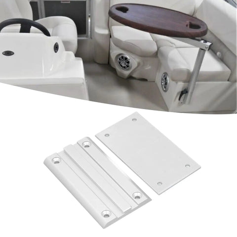 Heavy Duty Aluminum RV Table Base Mount With No Sweat Rotatable Adjustments Sweet Space Saving Replacement Stand for camper dinette.