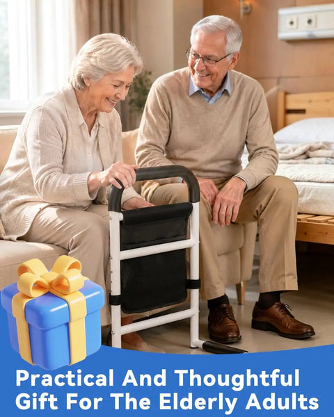 Beefy Heavy Duty Bed Rails For Seniors Safety Adjustable Bed Guard Rail For Fall Prevention Up To 350 Pound Capacity Reinforced Steel