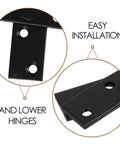 Durable Metal Full Rotation Heavy Duty Pivot Hinge For Hidden Doors And Bookcases Invisible Rotatable Hinge For Wood Doors
