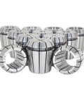ER40 Collets Set 12 Pieces Common Sizes From One Eighth Inch To One And One Eighth Inch For R8 CAT40 BT40 CNC Chucks Or Holders