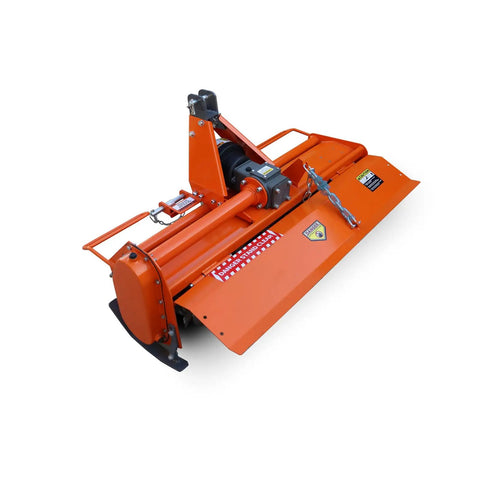 45-Inch 3 Point Hitch Rotary Tiller For Tractors 20-30HP Cat 1, 540 RPM PTO Driven Cultivator With Replaceable Blades