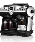 Dual Boiler Espresso Coffee Machine With 20 Bar High Pressure Pump And Double Pumps, Two Flavor Options, built-in milk frother