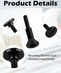 Cut Off Wheel Mounting Mandrel Holder For Three Eighths Inch And One Quarter Inch Arbor Holes Four Pack Die Grinder Accessories