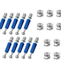Cam Lock Fasteners 2 Set For Cabinet And Wardrobe Repair Kit with multi-size nuts bolts and blue cam locks displayed