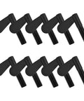 Precision Threaded Clamping Bolt Set With Black Locking Lever Handles And Quick Release Bolts Zinc Alloy 10 Pack For Hands On Workholding In Jig And Fixture Setups In Industrial Shops, black threaded bolts
