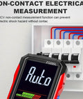 USB Rechargeable Digital Multimeter With Auto Display For Fast Voltage And Current Checks Built For Industrial Electrical Work Worksite Ready Pro Grade Safety CAT III 1000V CAT IV 600V Double Fuse Anti Burn Protection CE RoHS FS899L measuring electrical panel