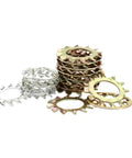 Lock Washers Set Of 500 Pieces M3 M4 M5 External And Internal Serrated Star Tooth Lock Washers in silver and bronze