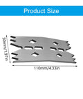 Dimensions of slab dog from Six Piece Slab Clamping Dogs For Woodworking Pros Carpenters And DIYers Bench Dog Hold Down Clamps