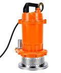 Upgrade Your Drain Setup With This Badass 370W Submersible Sump Pump with heavy duty orange design for efficient water removal.
