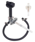 Fuel Valve Petcock Shut Off Tank Switch Kit And Fuel Filter Kit Compatible With Recon 250 Rancher 350 420 Foreman