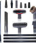 All In One Vacuum Attachments Kit With Universal Hose Adapters, Crevice Tools, Pet Hair Removal Brush, and Extension Tubes