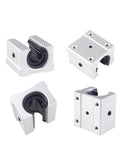 Beefed Up Pro Grade SBR Linear Bearing Block Kit 12mm Slider Rails For CNC Router Four Pack Includes SBR10UU SBR12UU SBR16UU SBR20UU SBR25UU Smooth Precision Linear Guide System For Machining And Milling.