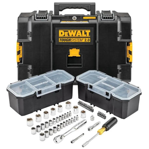 53 Piece MTS Tough System Storage Kit For Tools And Accessories Built To Stand Up To Heavy Duty Job Site Use Portable Tool Organizer Case