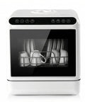 Portable countertop dishwasher features six liter tank providing renters a no sweat setup through instant plug play operation.