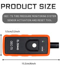 TPMS Relearn Tool for Most Vehicles OEC T5 Activation and Reset Tire Pressure Sensor Programming Orange Kit, 15.2 x 5.5 cm