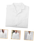 Men's Dope White Lab Coat Doctor Costume For Adults Premium Cotton Medical Coat Pro Grade Look For Medical Pros And Students