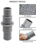 Go To One And A Quarter To One And A Half Inch Pool Hose Adapter Connector For One Quarter To One Half Inch Vacuum Hoses PVC material