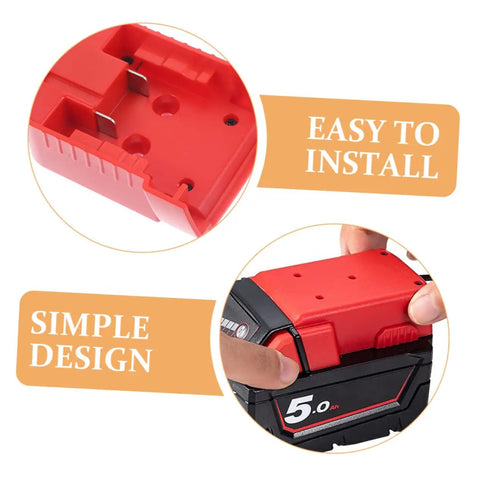 Close-up of Plug And Play Lithium Battery Adapter Conversion Kit showing easy installation and simple design features.