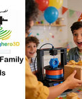 Child excitedly receives gift near 3D printer with Silk Rainbow PLA Filament 1.75mm 1kg Color Change Filament Multi Color With High Gloss Finish