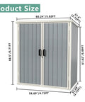 5x3 Foot Resin Outdoor Storage Shed With Floor And Lockable Door Heavy Duty Plastic Shed shown with dimensions labeled
