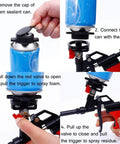 Steps to use Expanding Foam Gun With PTFE Coated Barrel, Upgraded Teflon Foam Dispensing Tool, Pack Of 2 Red