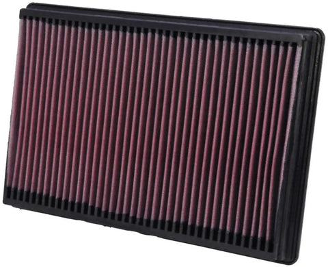 Side view of High Flow Engine Air Filter For Dodge Ram Trucks 2002 2025 That Boosts HP And Quicker Acceleration With Premium Washable Media For 1500 2500 3500 4500 5500