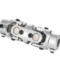 Heavy Duty Double U Joint Steering Shaft Universal Joint Chrome Three Quarter Inch To Three Quarter Inch 125mm Total Length