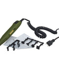 PS 13 Corded 12 Volt Pen Sander For Ultra Fine Sanding And Finishing with accessories, green compact handheld tool
