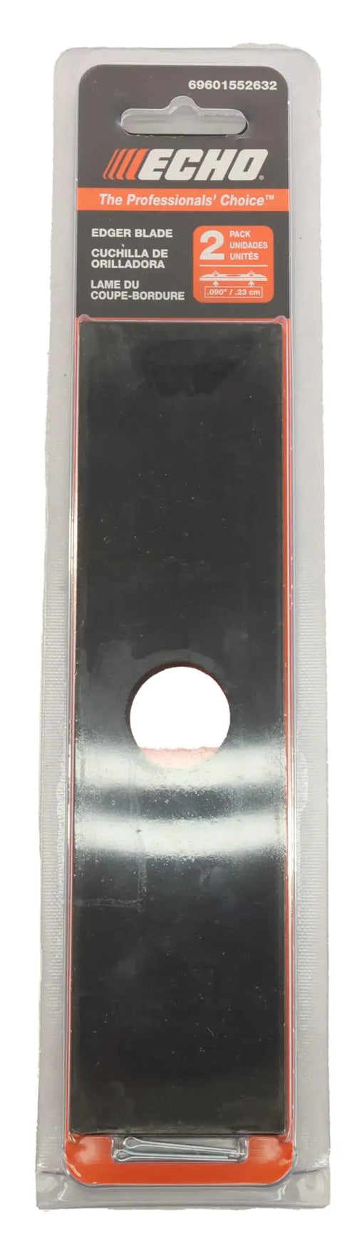Genuine.090 8 Inch Edger Blade Pack of 2 Replacement OEM Part 69601552632 in packaging for Trimmers PE260 PE265 PE280 PAS225 PAS230